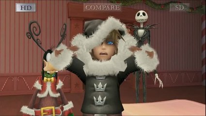 Kingdom Hearts HD 2.5 ReMIX : HD Versus SD