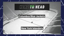 Columbus Blue Jackets At New York Islanders: First Period Moneyline, March 31, 2022