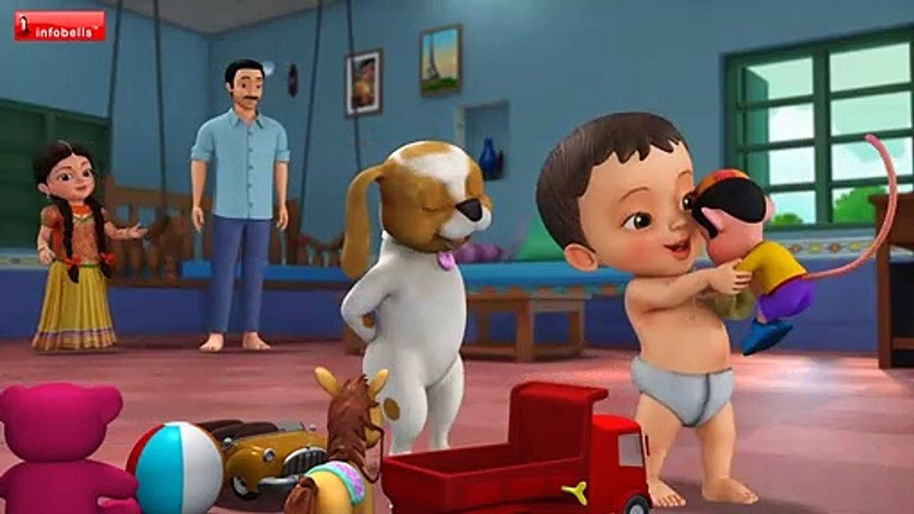 Chinna Papa - Chitti Song   Telugu Rhymes for Children   Infobells
