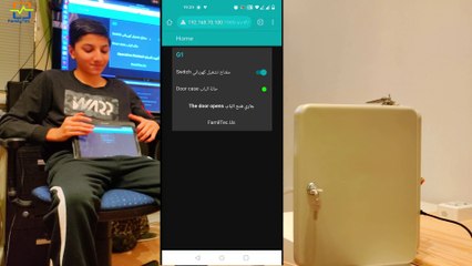 أنترنت اﻷشياءP 20| Internet of things IOT|هل يمكن فتح الباب من الجهاز اللوحي؟ | Door Controller |P1