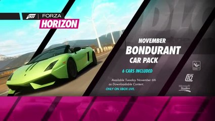 Forza Horizon : DLC Bondurant Car Pack