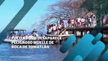 Poco a poco desaparece el peligroso muelle de Boca de Tomatlán | CPS Noticias Puerto Vallarta