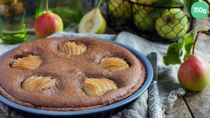 Tarte poire-chocolat-amande