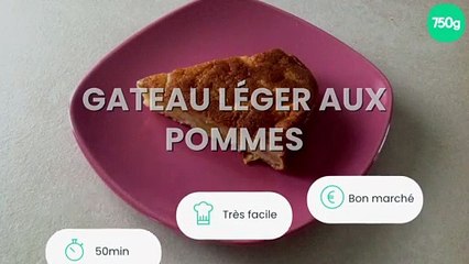 Gateau léger aux pommes
