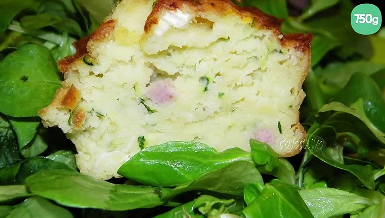 Cake courgette, camembert et saucisse blanche