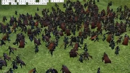 Camelot Unchained : Tech Demo : Combat de masse