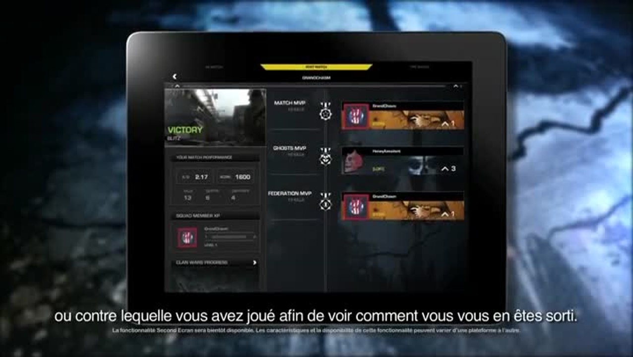 Call of Duty : Ghosts : L'appli mobiles