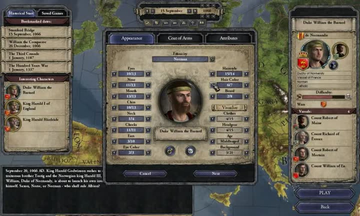 Crusader Kings II : Ruler Designer : Une extension pleine d'options