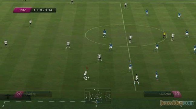 FIFA 12 : UEFA EURO 2012 : Demi-finale : Allemagne - Italie