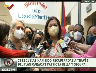 Alcaldía de Caracas rehabilitó la U.E.D. "Leoncio Martínez" en la parroquia San Juan