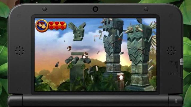 Donkey Kong Country Returns 3D : Trailer n°1