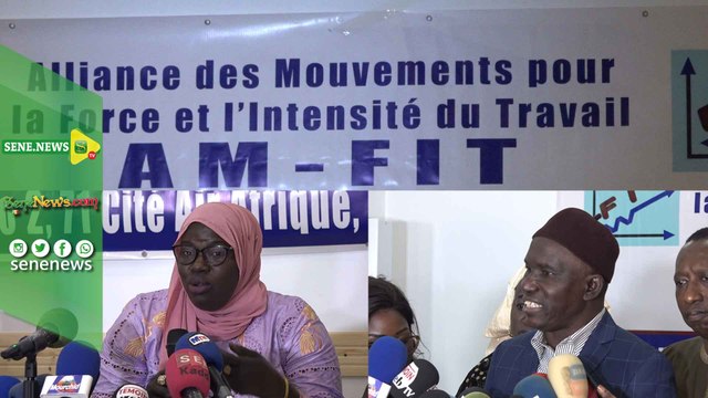 Cérémonie Lancement du mouvement AM FIT,l'Alliance mouvements pour la force et lintensité du travail