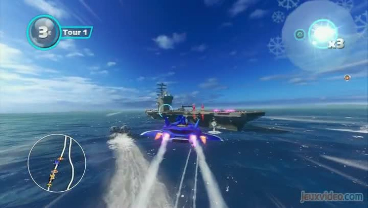 Sonic & All Stars Racing Transformed : Petite course