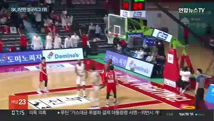 '코로나 탈출' SK, 드디어 정규리그 1위