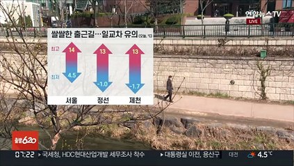 [날씨] 4월 첫날, 쌀쌀한 아침…남부·동해안 비 조금