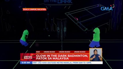 Glow-in-the-dark badminton, patok sa Malaysia | UB