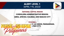 NCR, mananatili sa Alert Level 1 hanggang April 15