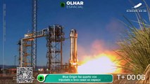 Blue Origin faz quarto voo tripulado e leva casal ao espaço