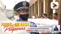 Volunteers ng PCG at PNP, nagtulungan sa paglilinis ng golden mosque