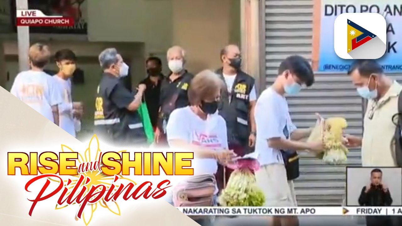 Mga ligtas na bersyon ng Pahalik sa Itim na Nazareno, sisimulan ngayong araw
