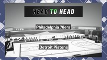 Philadelphia 76ers At Detroit Pistons: Moneyline, March 31, 2022