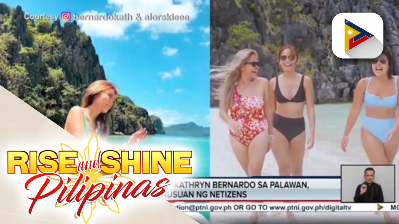 TALK BIZ | Swimsuit photos ni Kathryn Bernardo sa Palawan, pinusuan ng netizens