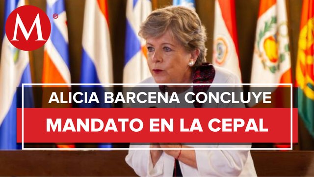 Tras 14 años de gestión, Alicia Bárcena concluye mandato en la Cepal
