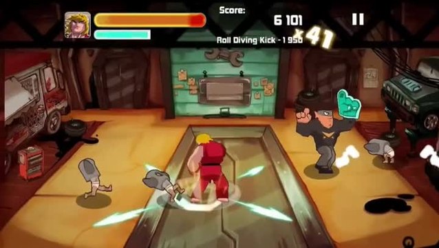 Combo Crew : Ryu, Ken, Chun Li et Blanka