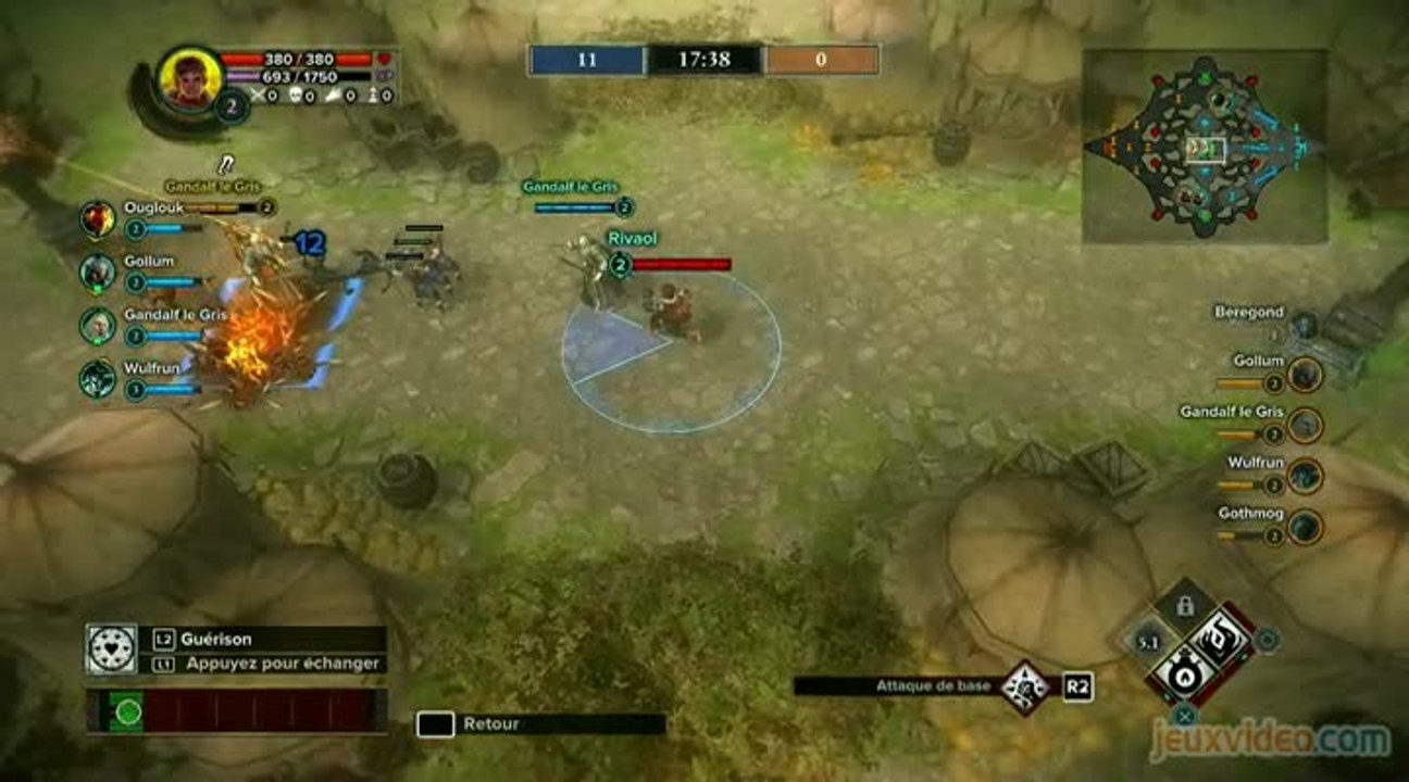 Gardiens de la Terre du Milieu : Gandalf et Gollum sont dans un bateau...