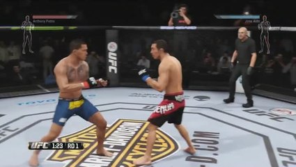 EA Sports UFC : Jose Aldo et Anthony Pettis dans l'arène