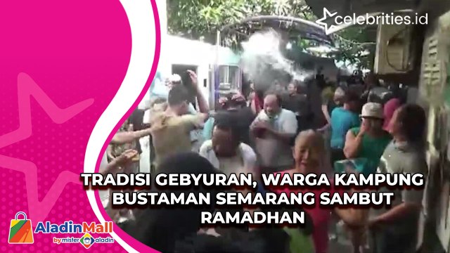 Tradisi Gebyuran, Warga Kampung Bustaman Semarang Sambut Ramadhan