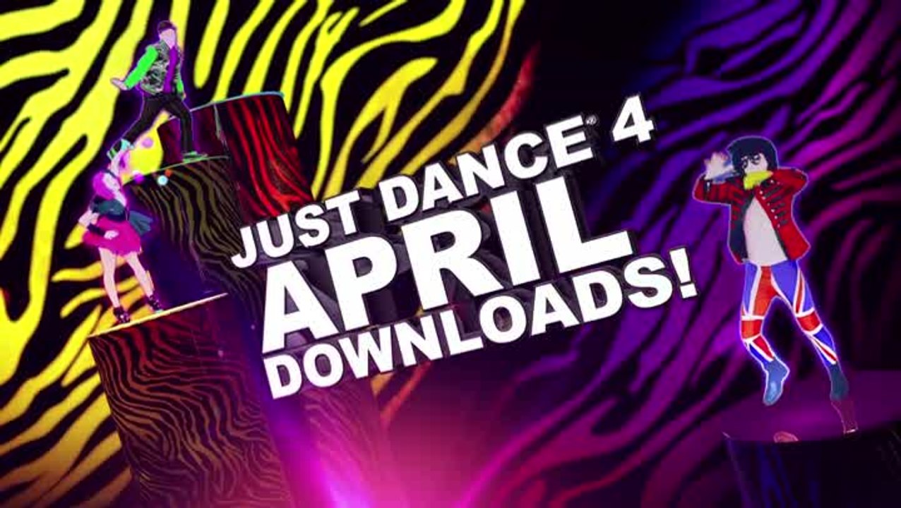 Just Dance 4 : Contenu d'avril
