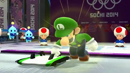 Mario & Sonic aux Jeux Olympiques d'Hiver de Sotchi 2014 : Premier trailer