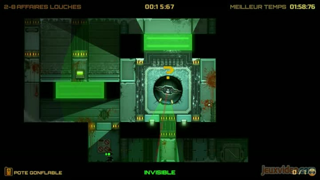 Stealth Inc 2 : A Game of Clones : Des lasers partout !