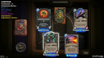 Hearthstone : Ouverture de 60 boosters