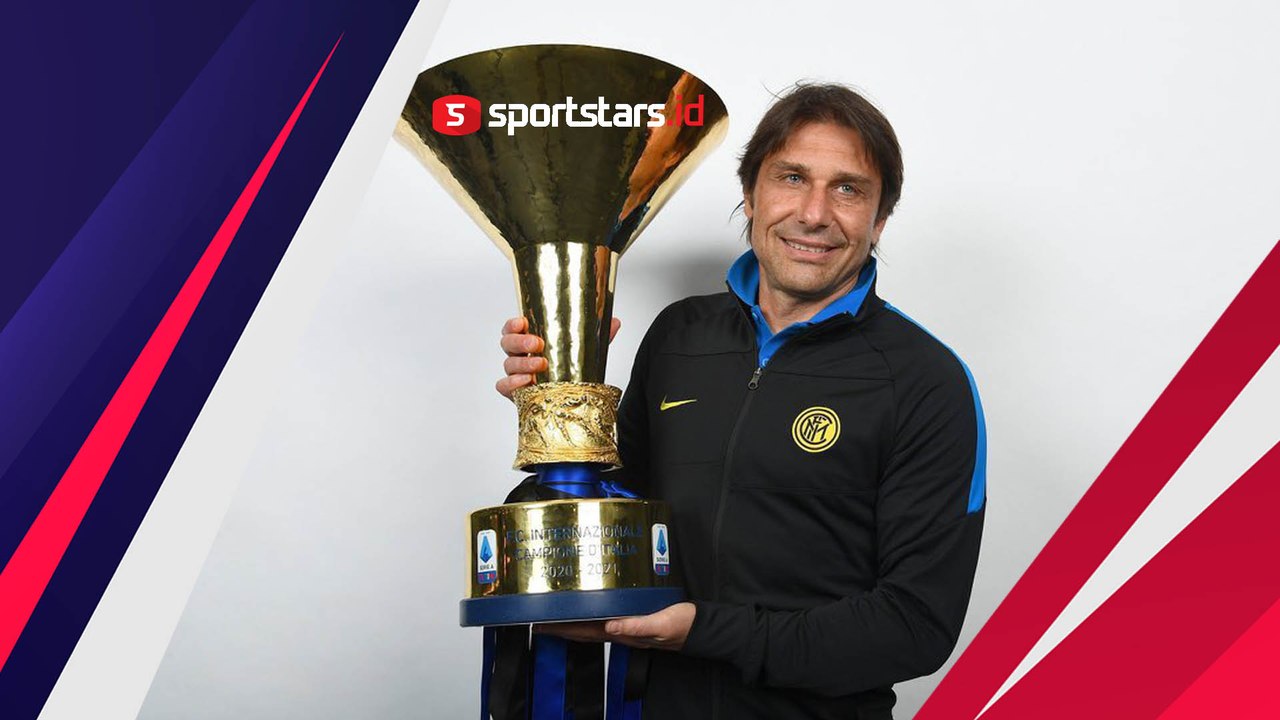 Ungguli Stefano Pioli, Antonio Conte Sabet Gelar Pelatih Terbaik Liga Italia 2020/2021