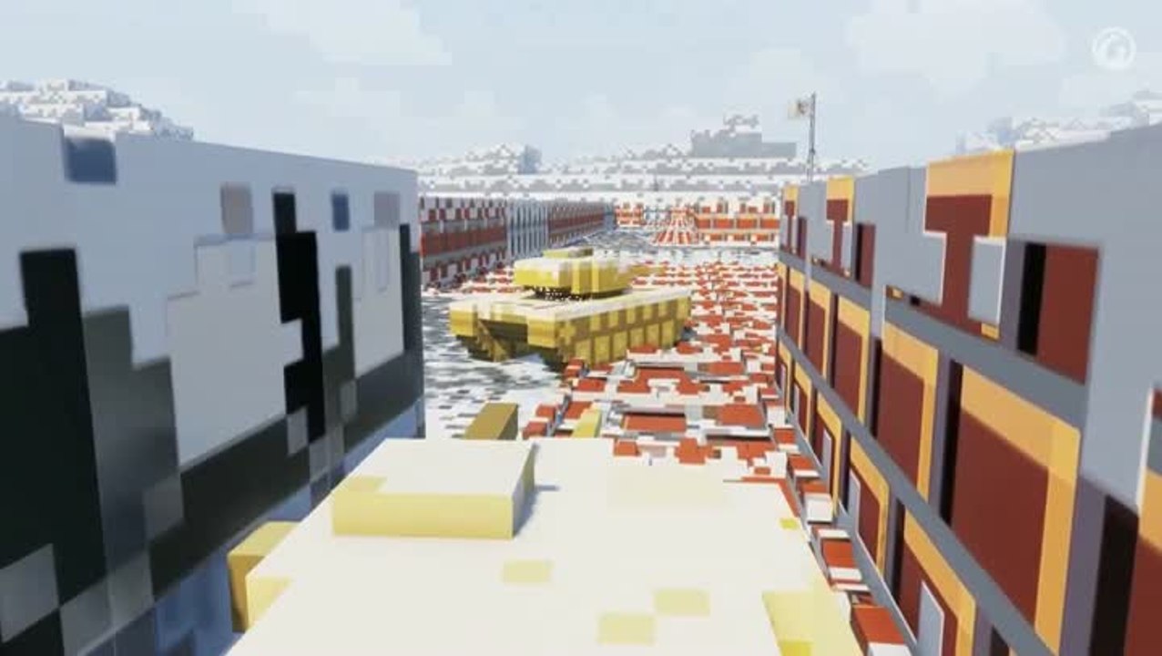 World of Tanks en cube sous la neige