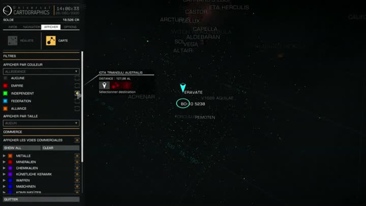 elite dangerous : cartographie avancée