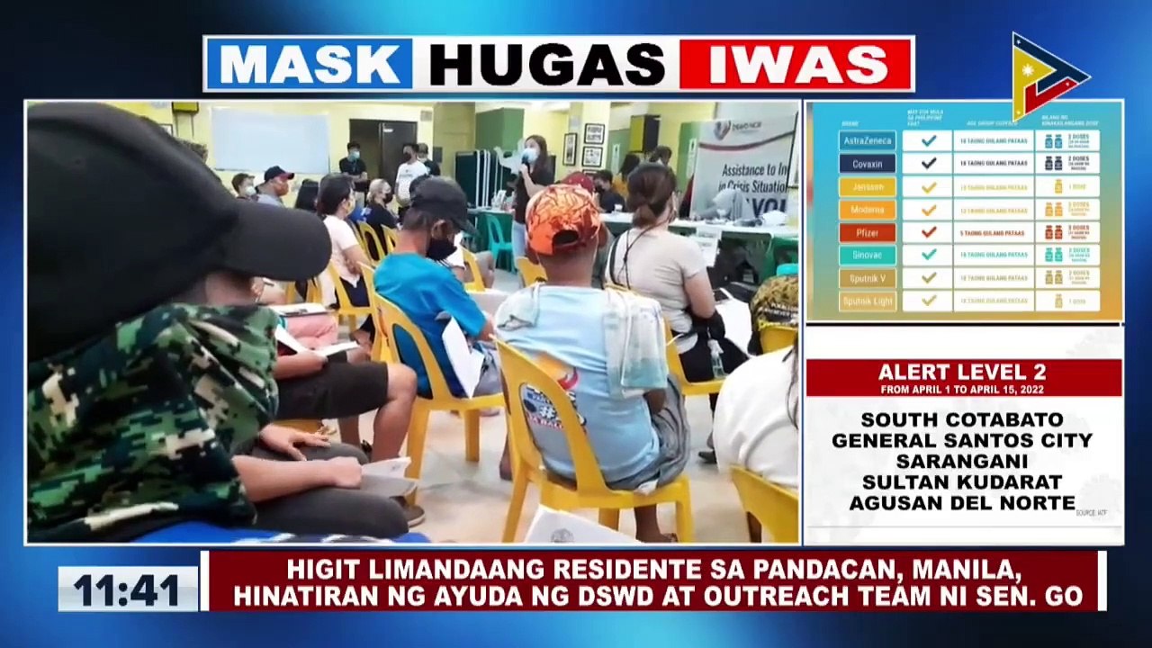 Higit 500 residente sa Pandacan, Manila, hinatiran ng ayuda ng DSWD at outreach team ni Sen. Go