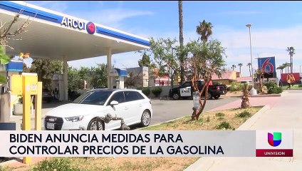 Biden anuncia medidas para controlar el aumento en el precio de la gasolina.