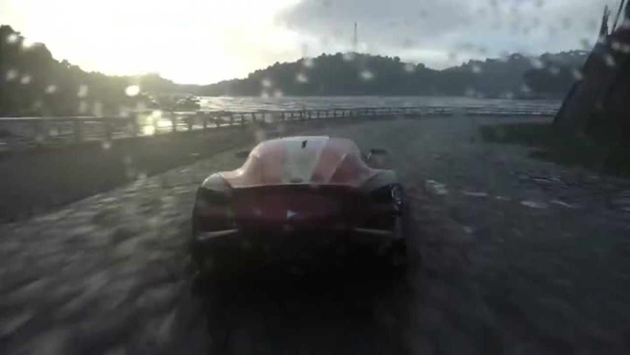 Le circuit de Icona Vulcano sous la pluie