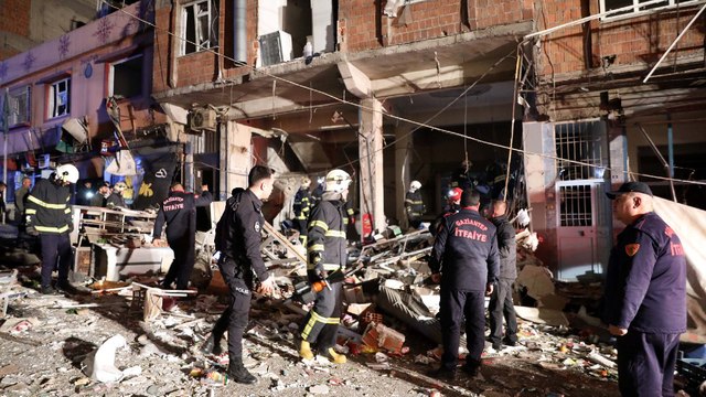 Gaziantep'te bir iş yerinde 4 adet sanayi tüpü patladı