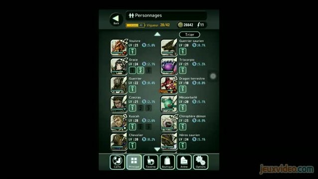 Terra Battle : 3/4 : Recrutement, jobs et compétences