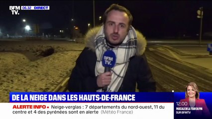 La neige est arrivée dans le Pas-de-Calais, placé en vigilance orange