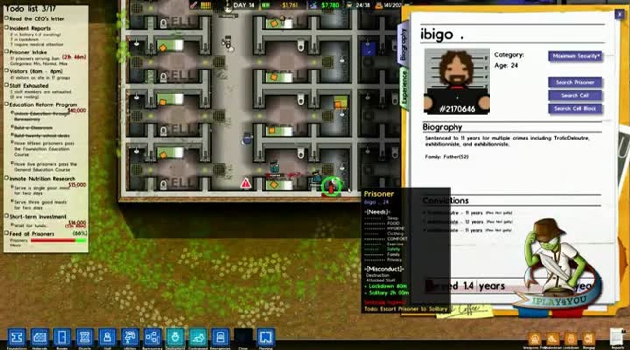 Prison Architect : Présentation de la saison