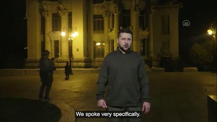 Cumhurbaşkanı Erdoğan ile Ukrayna Devlet Başkanı Zelenskiy görüşmesi