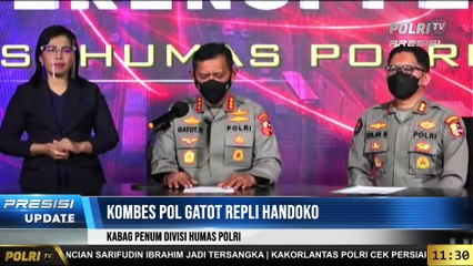 PRESISI Update Konfernsi Pers Harian DIvisi Humas Polri