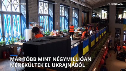Orosz invázió: négymillió fölött az Ukrajnából elmenekültek száma