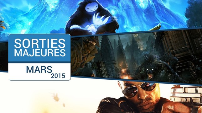 Les sorties majeures de mars en vidéo