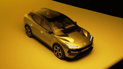 The all-new Lotus Eletre Design in Yellow